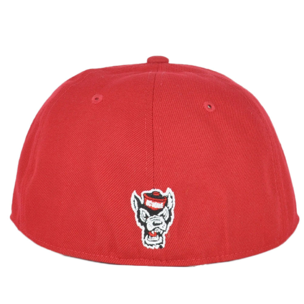 NCAA Zephyr North Carolina State Wolfpack Red Flat Bill Fitted Size Hat Cap