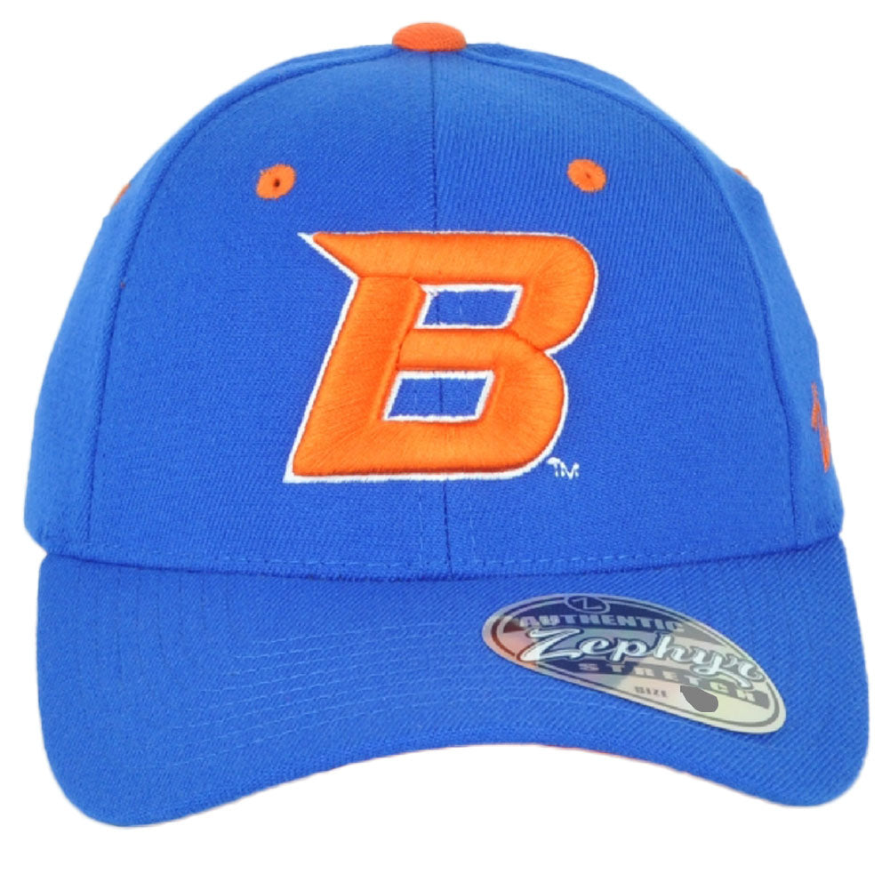 NCAA Zephyr Boise State Broncos Blue Flex Fit Stretch Hat Cap
