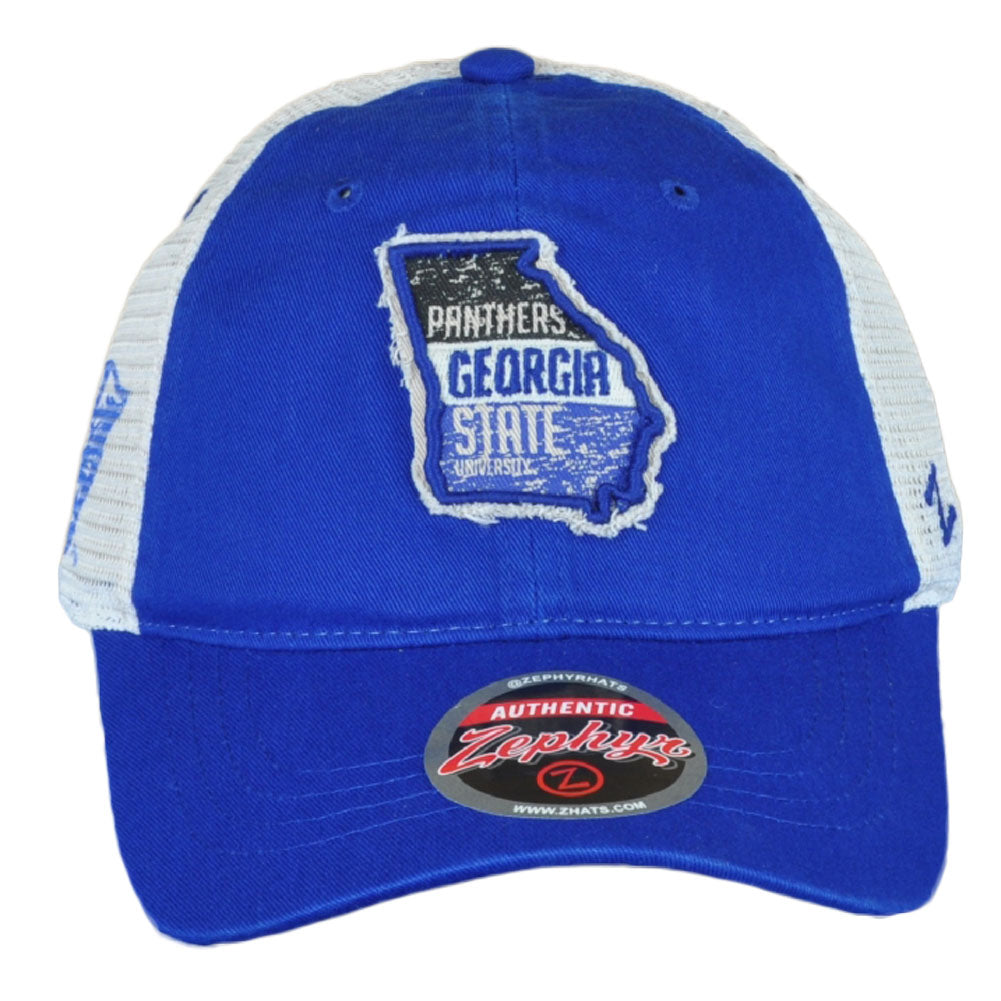 NCAA Zephyr Georgia State Panthers Mesh Adults Adjustable Curved Bill Hat Cap