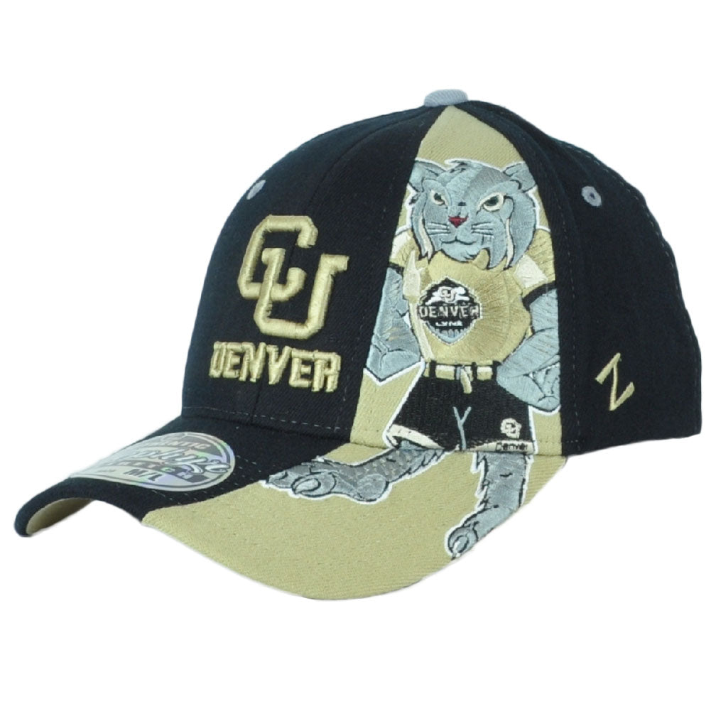 NCAA Zephyr Colorado Buffaloes Curved Bill Flex Fit Stretch Hat Cap