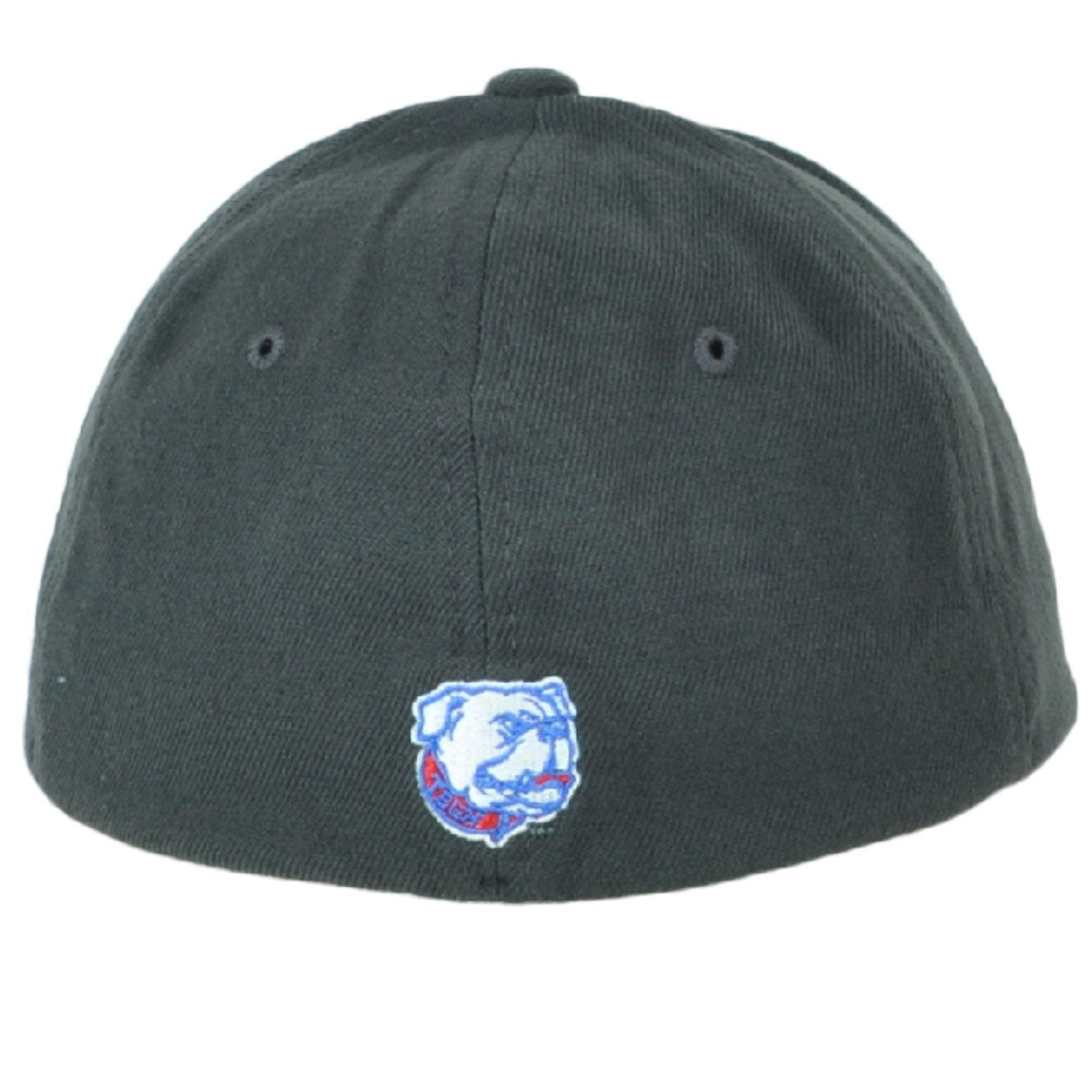 NCAA Zephyr LA Louisiana Tech Bulldogs Flex Fit Stretch Gray Hat Cap