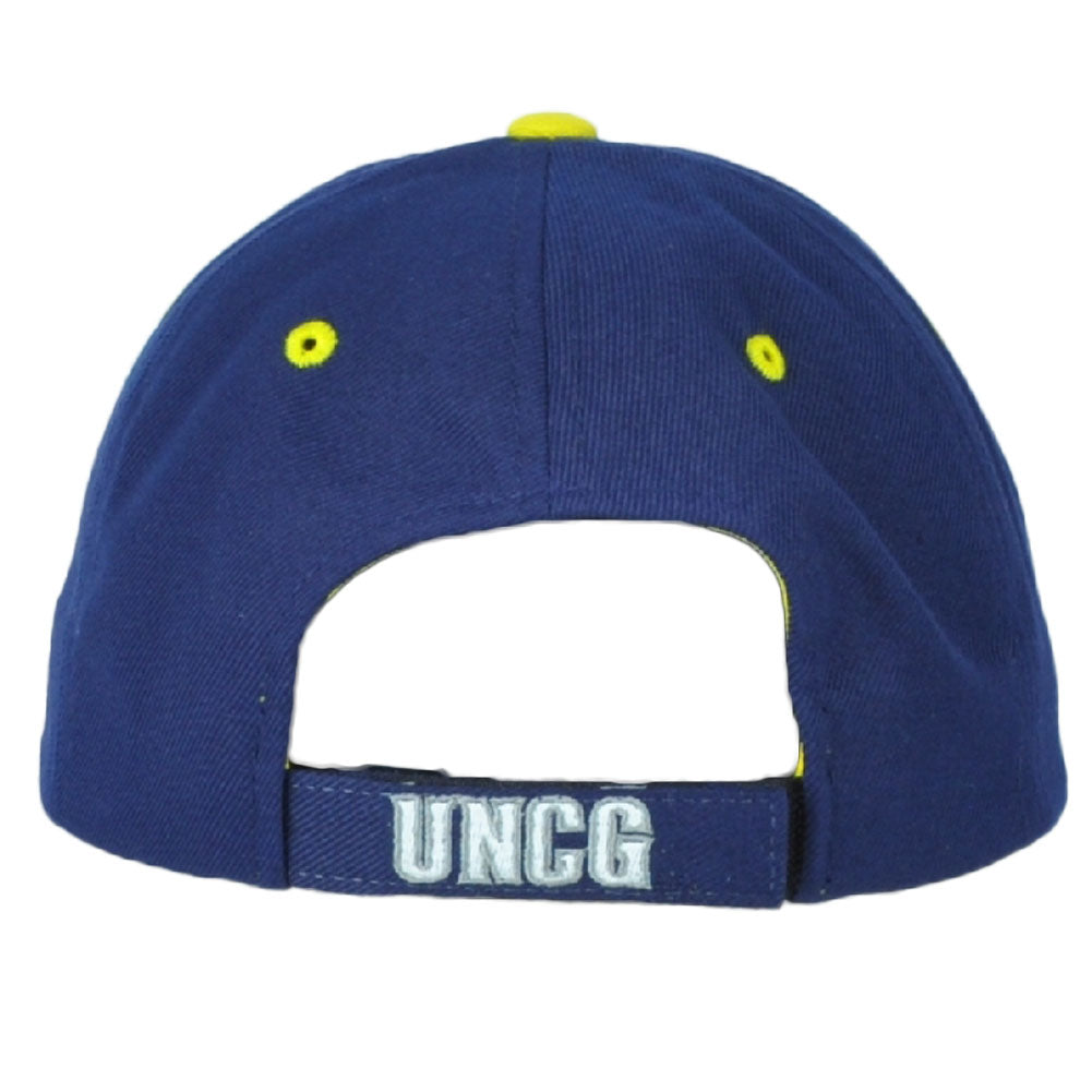 NCAA Zephyr UNC Greensboro Spartans Navy Adjustable Curved Bill Adults Hat Cap