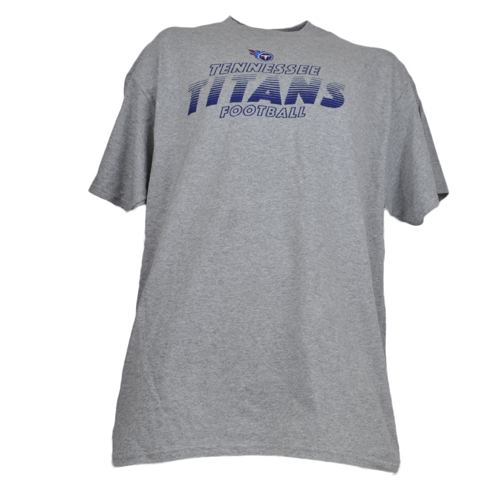 NFL Tennessee Titans Crew Neck Men Adult Gray Tshirt Tee Short Sleeve General
