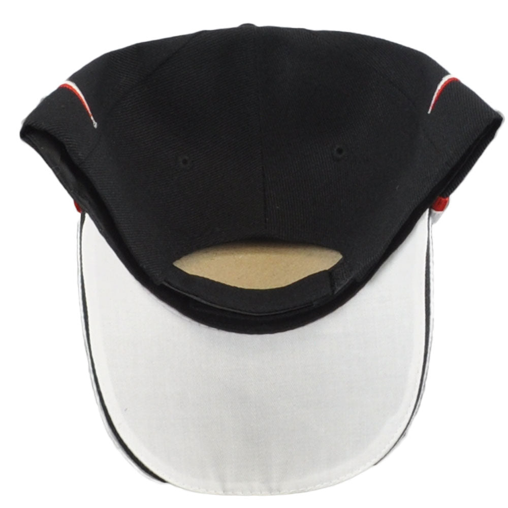 New York NY City Town Curved Bill Adjustable White Black State USA Hat Cap