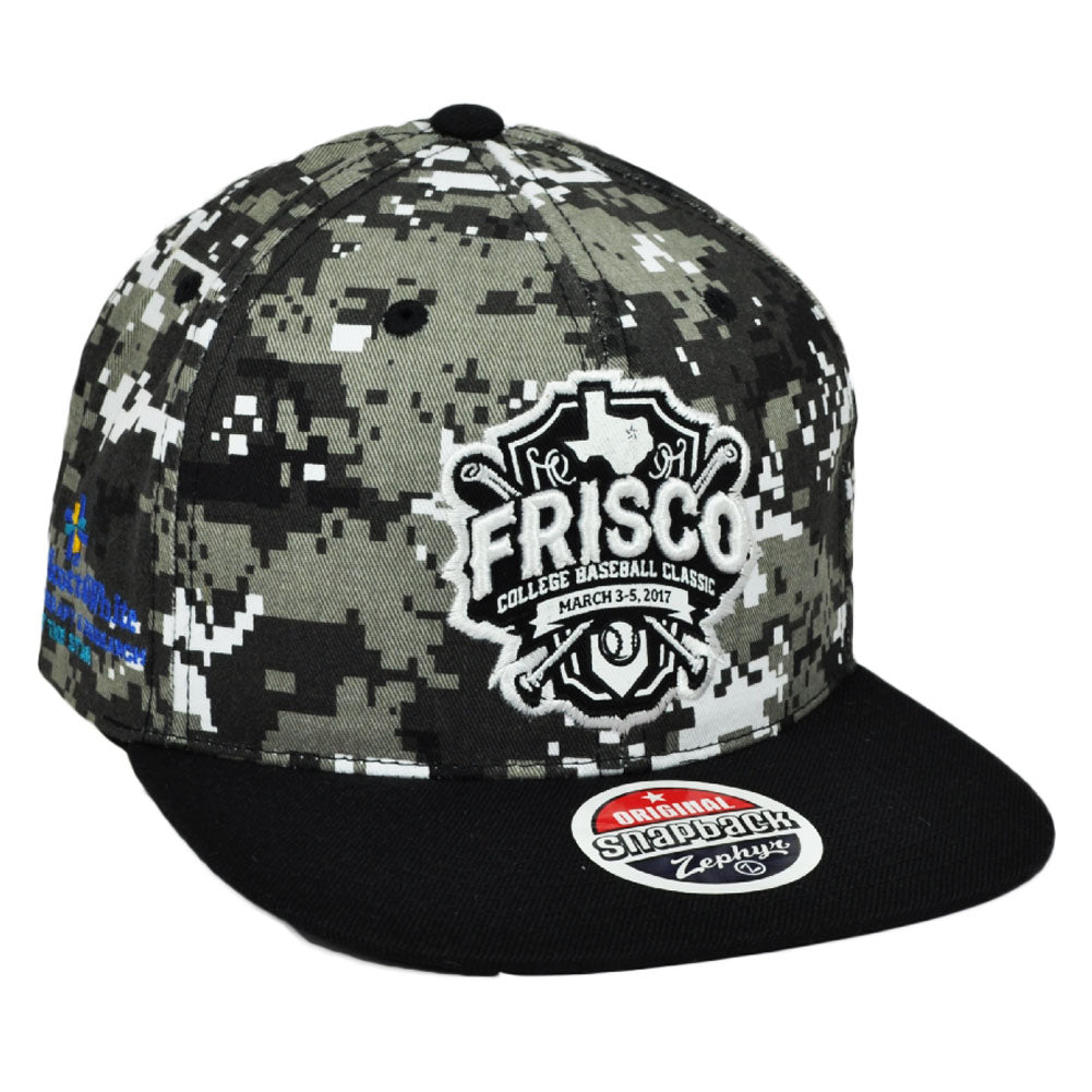 NCAA Zephyr Frsico College Baseball Classic Digital Camouflage Camo Hat Cap