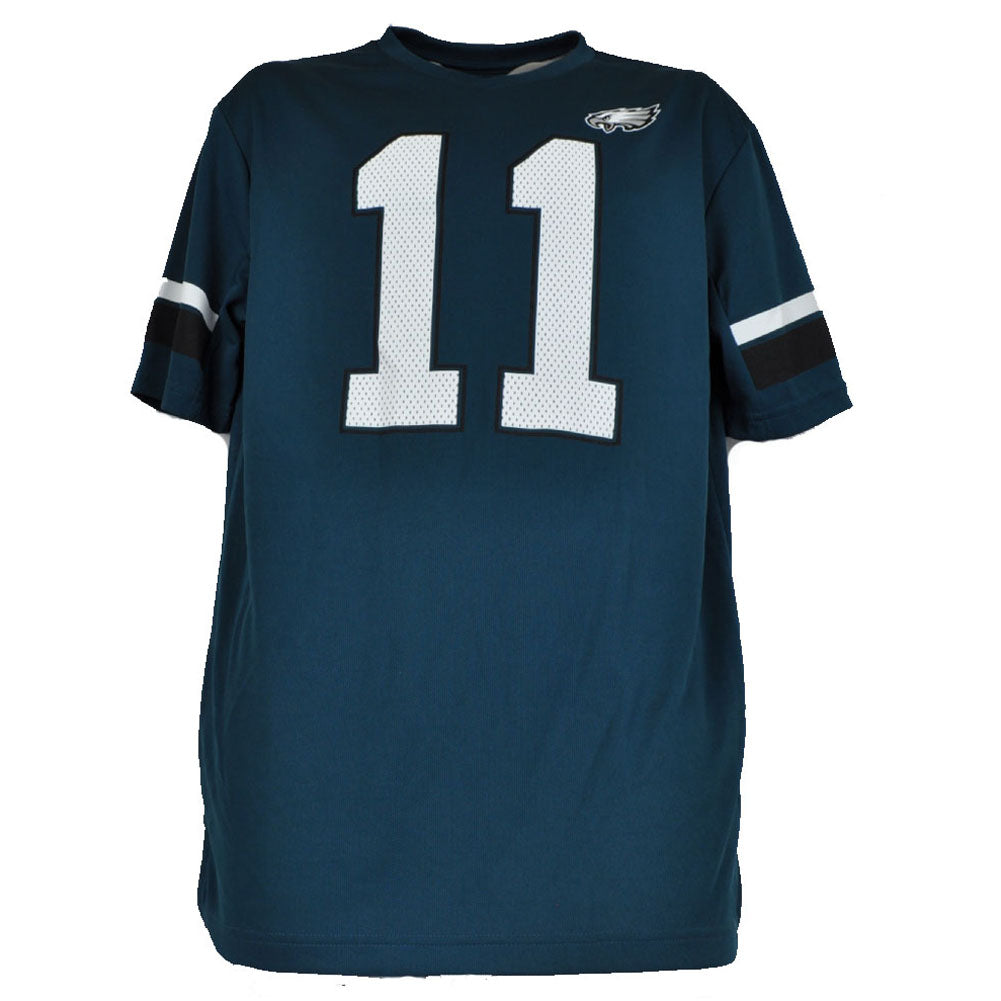 NFL Philadelphia Eagles Carson James Wentz Jersey Tshirt Mens Short Sleeve Green