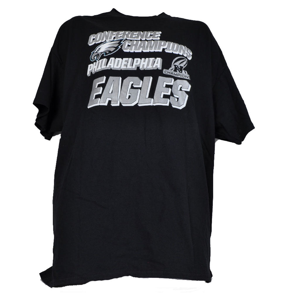 NFL Philadelphia Eagles Conference Champions Men Tshirt Tee Short Sleeve Black