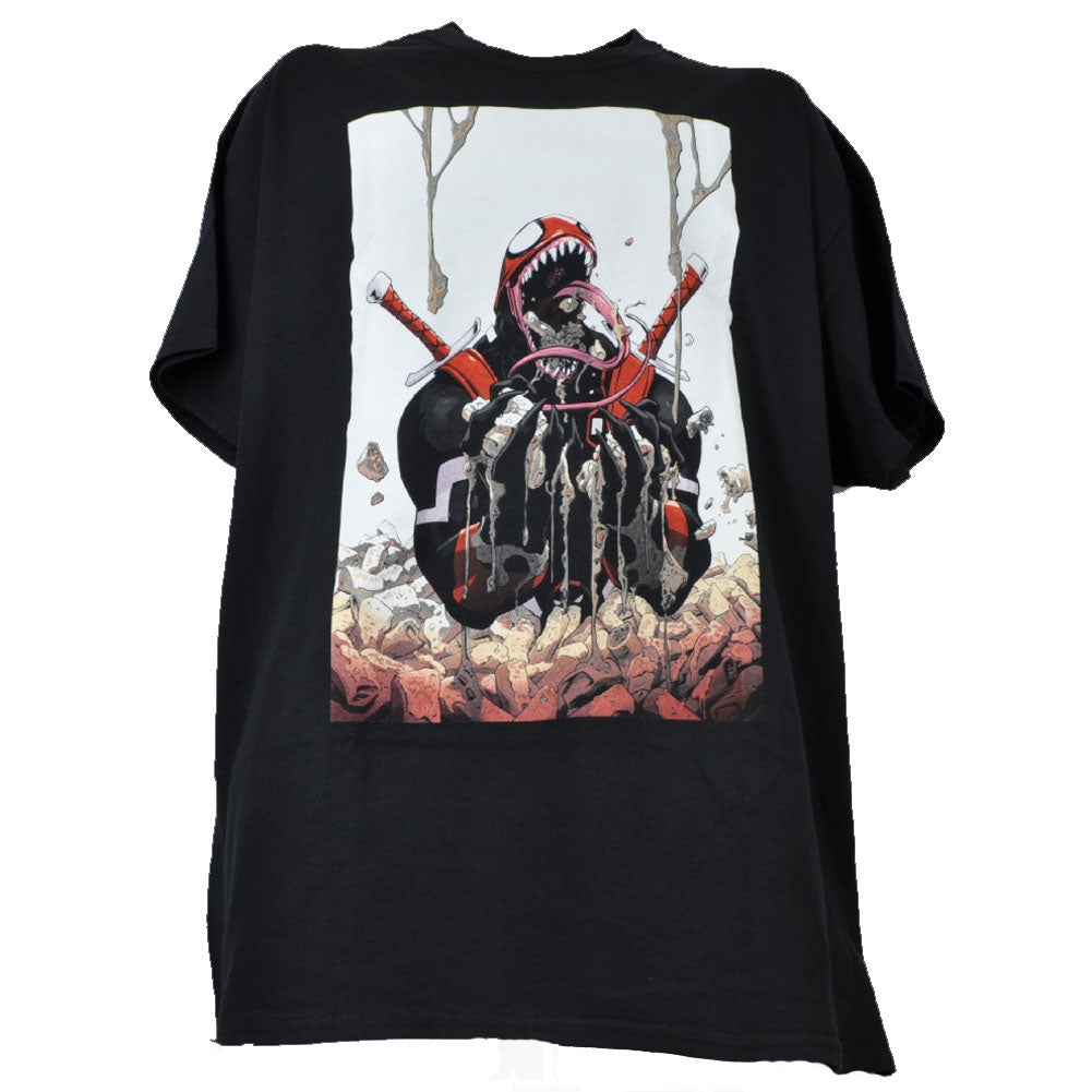 Marvel Spider Man Venom Villain Mens Tshirt Black Tee Comic Character