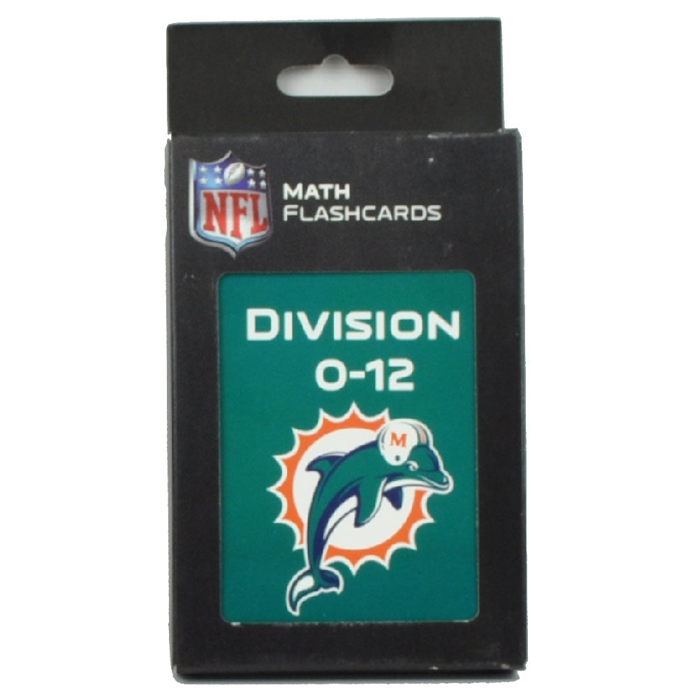NFL Miami Dolphins Math Flash Cards Learning School Football Sports