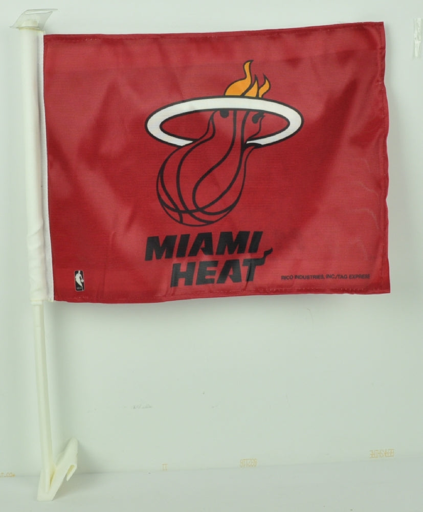 NBA Miami Heat Car Window Red Flag Double Sided Automobile Car Accessories