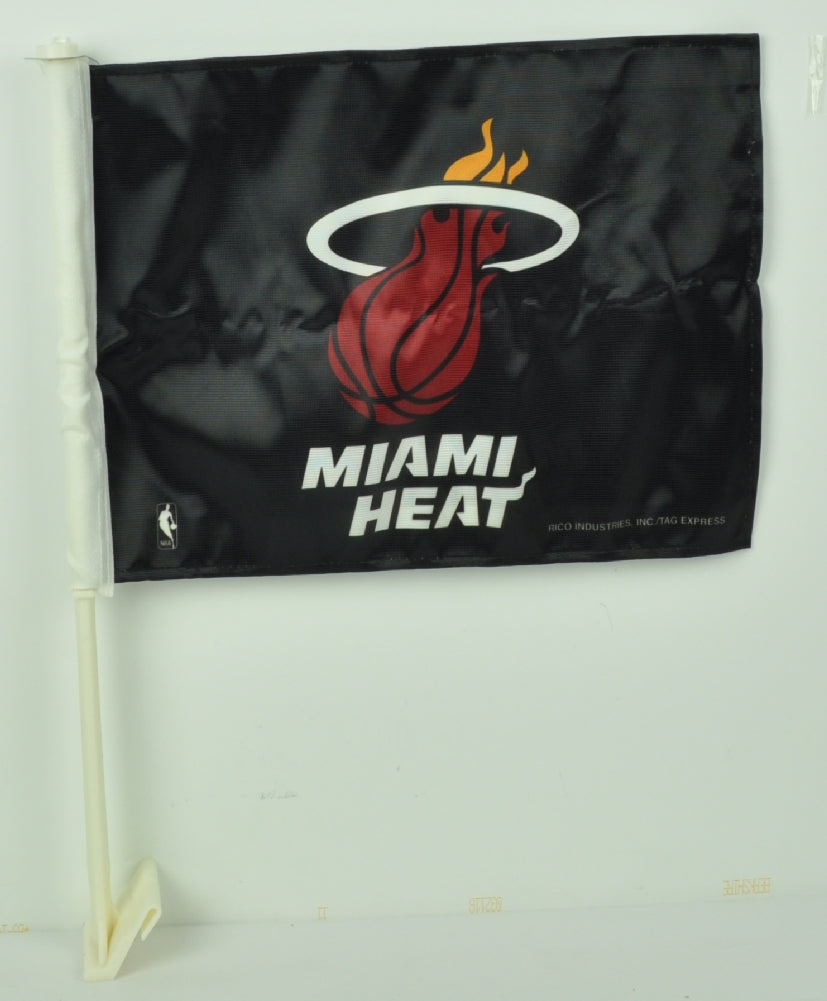 NBA Miami Heat Car Window Black Flag Double Sided Automobile Car Accessories
