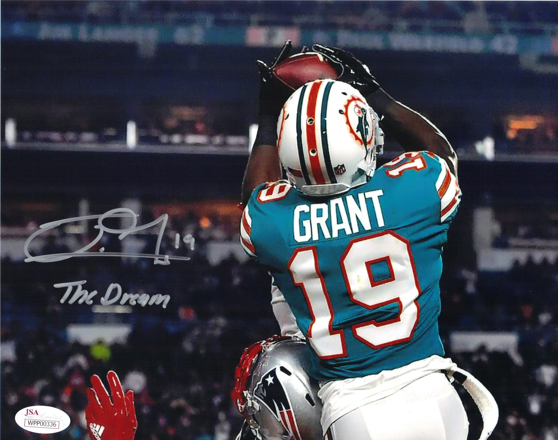 NFL Miami Dolphins Jakeem Grant #19 Autographed Picture 8x10 JSA Certified Photo