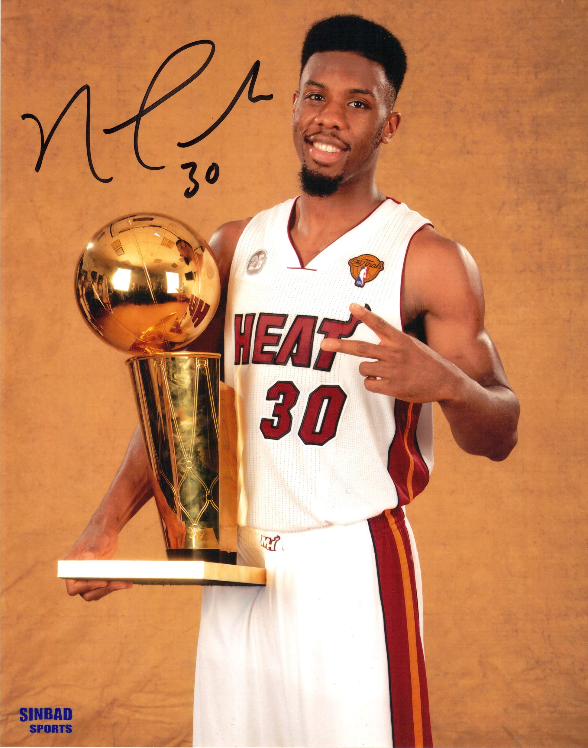 NBA Miami Heat Norris Cole #30 Autographed Picture 8x10 Signed Photographed