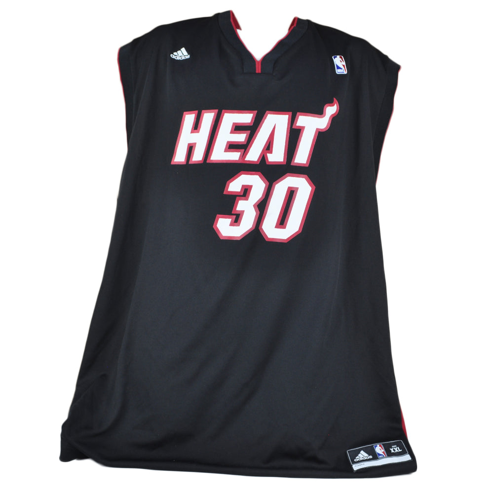 NBA Miami Heat Norris Cole #30 Adidas Jersey Black JSA Autographed Signed XXL