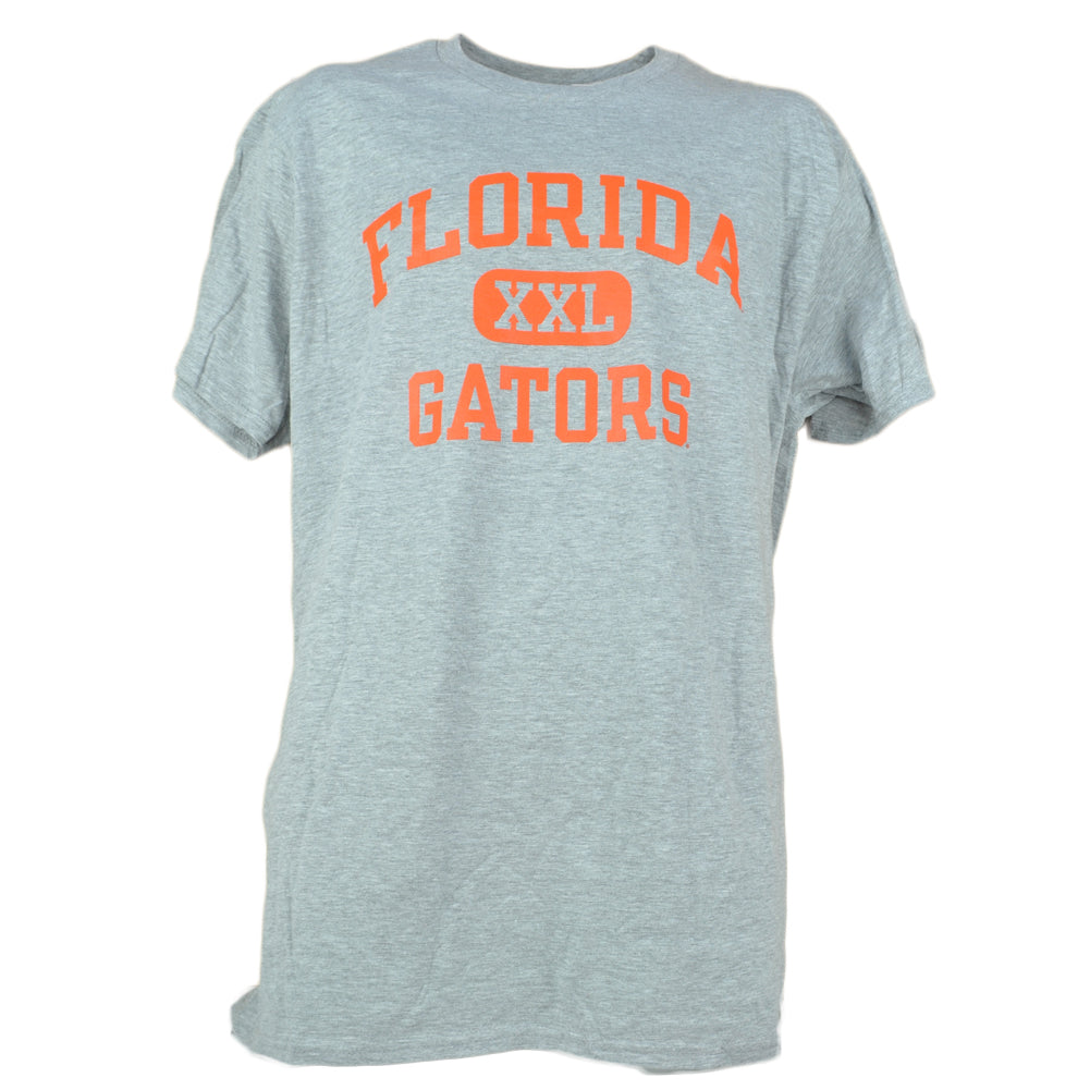 NCAA Adidas Florida Gators Football Gray Tshirt Tee Mens Short Sleeve Crew Neck