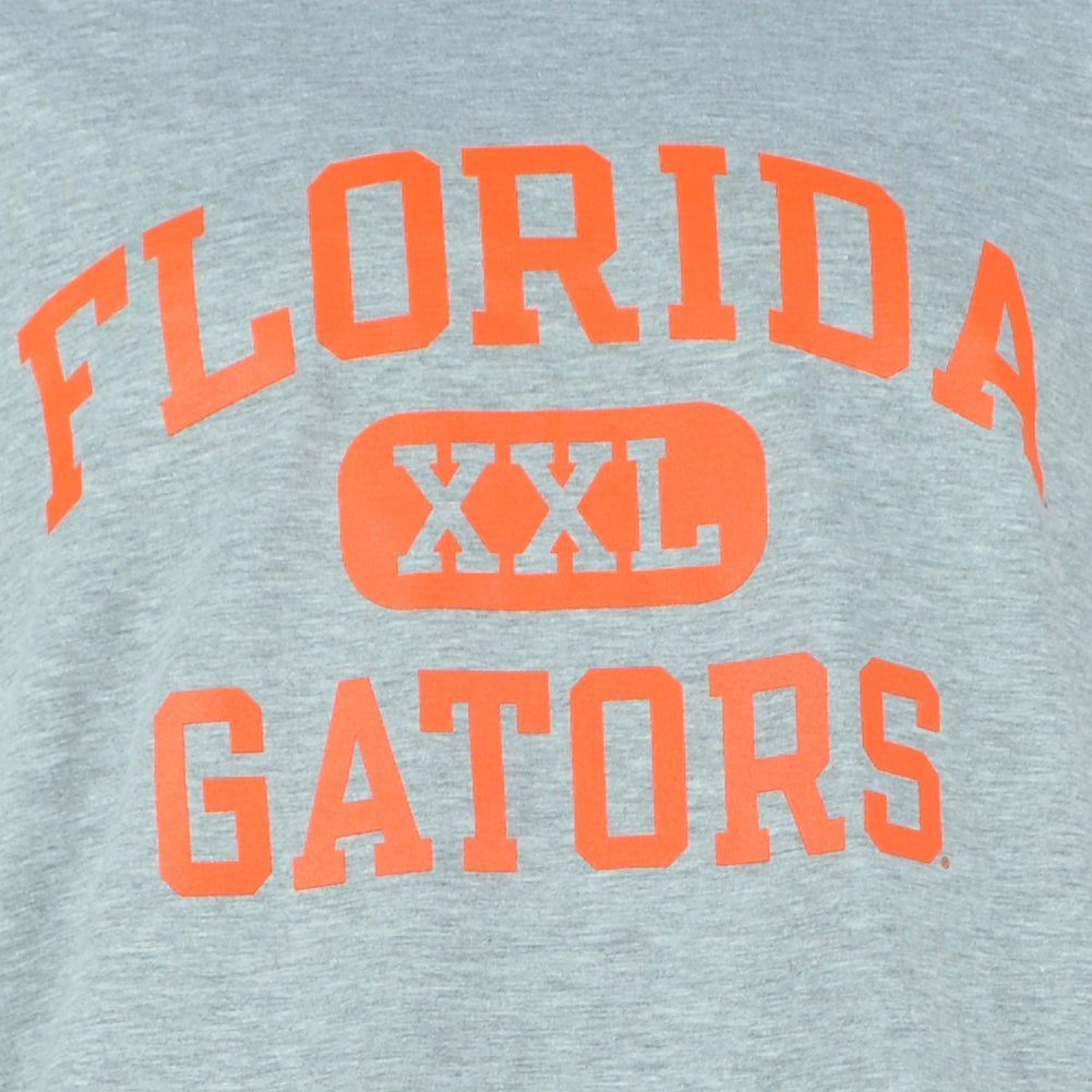 NCAA Adidas Florida Gators Football Gray Tshirt Tee Mens Short Sleeve Crew Neck