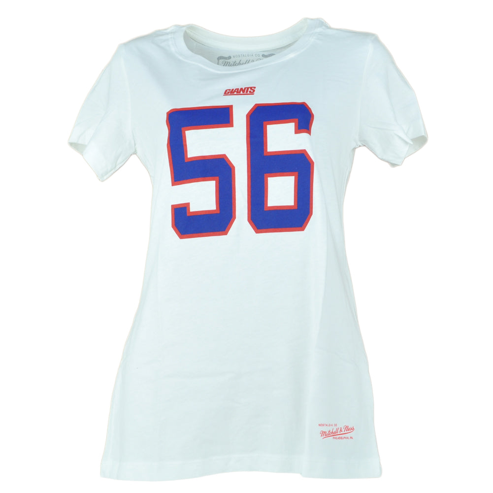 NFL Mitchell Ness New York Giants Lawrence Taylor Tshirt Tee Womens Ladies