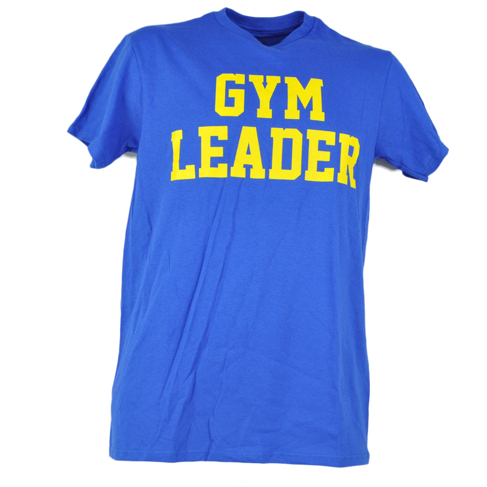 Spirit Gym Leader Exercises Adult Blue Crew Neck Short Sleeve Tshirt Tee