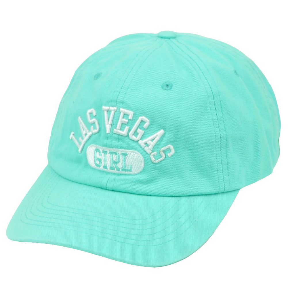 Las Vegas Nevada Sin City Girl Aqua Womens Hat Cap Lights Arch Girl Relaxed LV