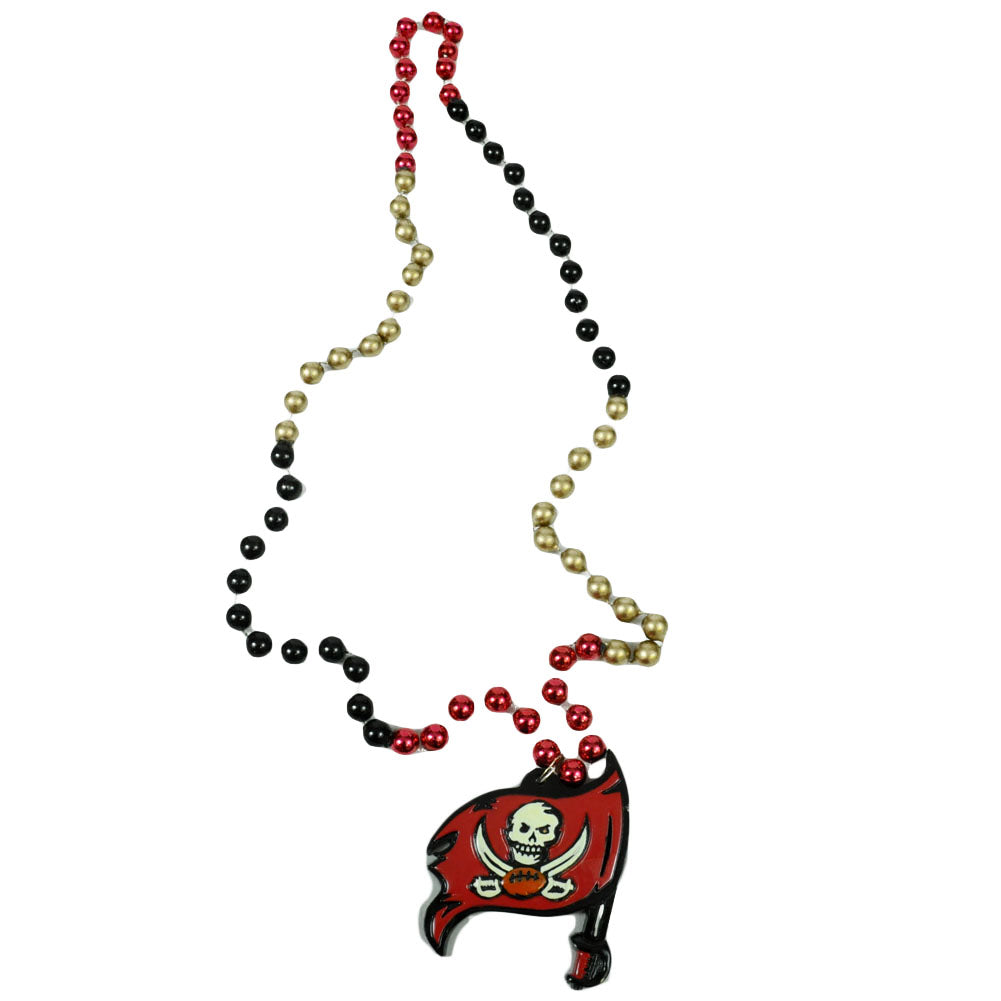 NFL Tampa Bay Buccaneers Sport Beads College Football Game Mardi Gras Necklace