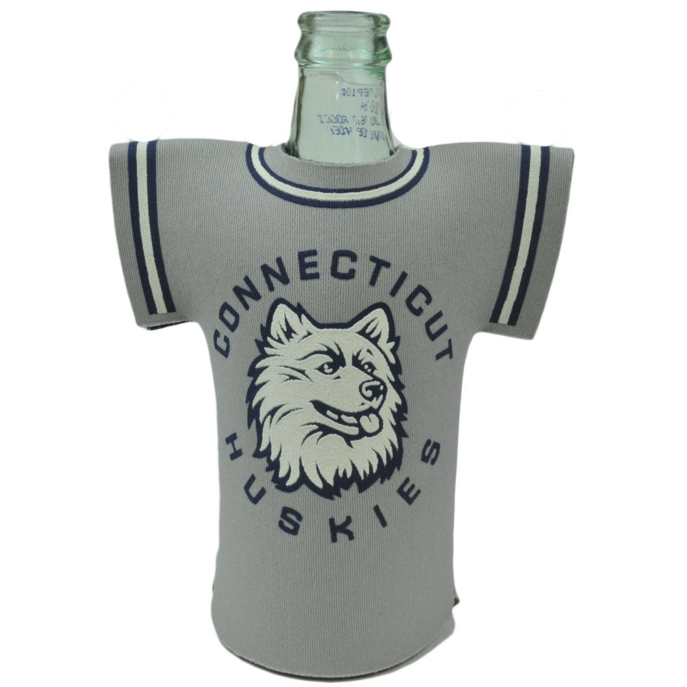 NCAA Connecticut Huskies Jersey Novelty Coozies Bottle Beer Cooler Drink Coolie