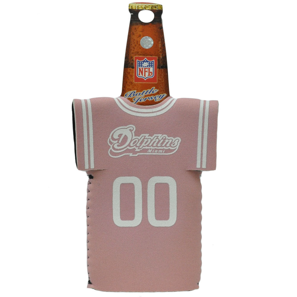 NFL Womens Miami Dolphins Jersey Novelty Coozie Bottle Beer Cooler Coolie Drink
