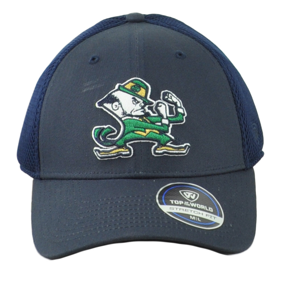 NCAA TOW Notre Dame Fightin Irish Mesh Flex Fit Stretch Large/X-Large Hat Cap