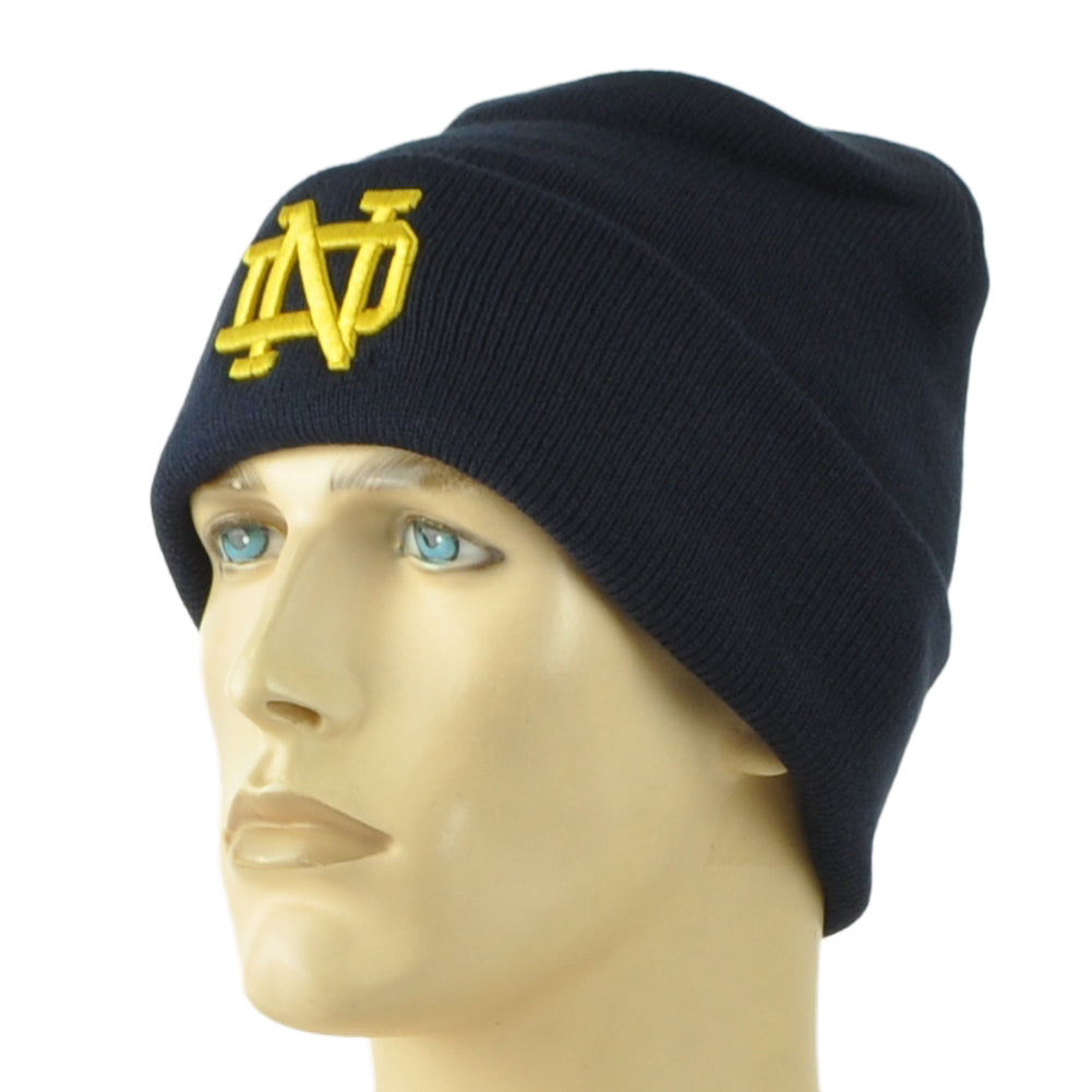 NCAA TOW Notre Dame Fightin Irish Winter Sports Adults Cuffed Knit Beanie Hat