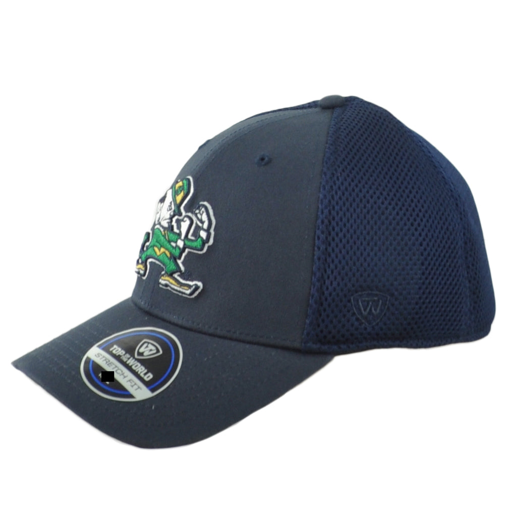 NCAA TOW Notre Dame Fightin Irish Mesh Flex Fit Stretch Large/X-Large Hat Cap