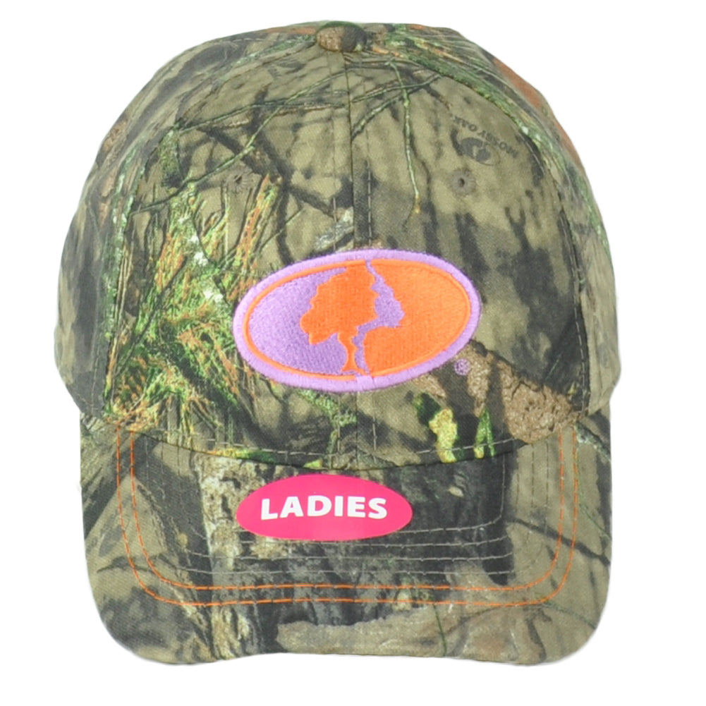 Mossy Oak Ladies Women Camouflage Blank Outdoor Purple Orange Adjustable Hat Cap