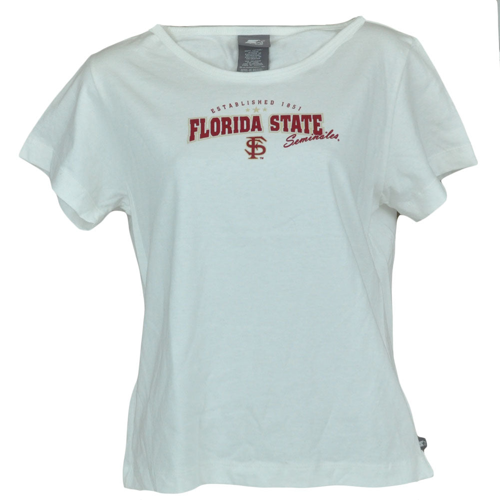 NCAA Starter Team Florida State Seminoles Women Ladies Tshirt Shirt Adult Tee