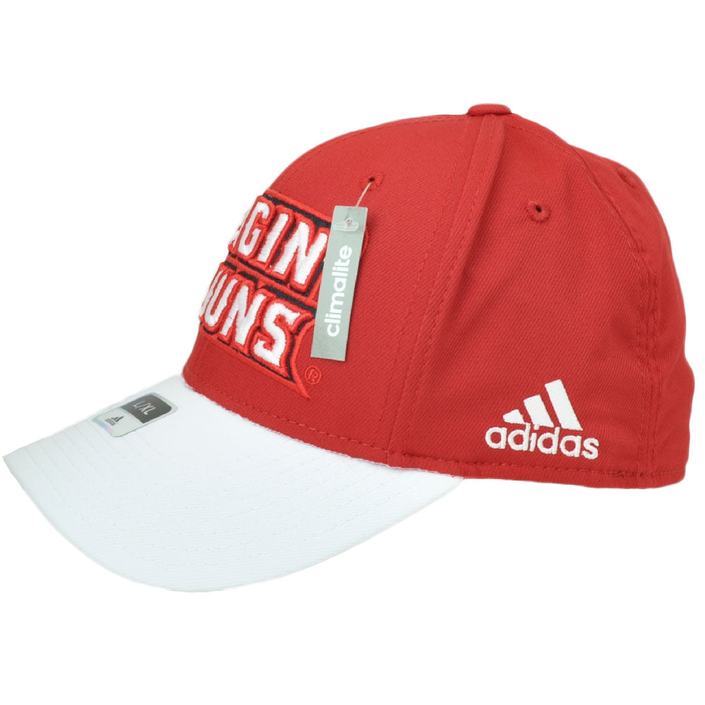 NCAA Adidas Louisiana Ragin Cajuns M540Z White Flex Fit Hat Cap