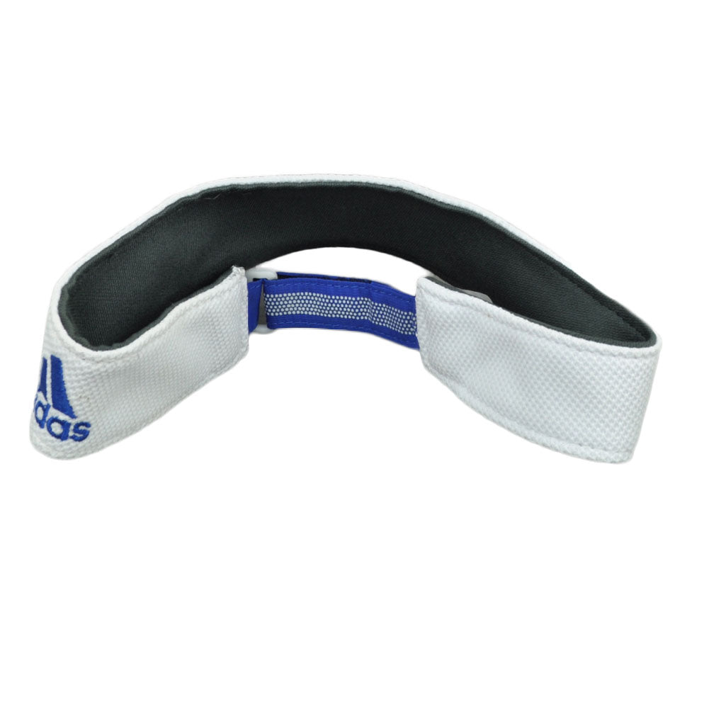 NCAA Kansas Jayhawks W751Z Spring Game Side Line White Sun Visor Hat Adjustable