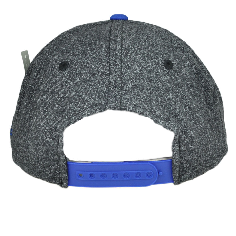 NCAA Adidas Kansas Jayhawks KU 348AZ Flat Bill Heather Gray Hat Cap Snapback