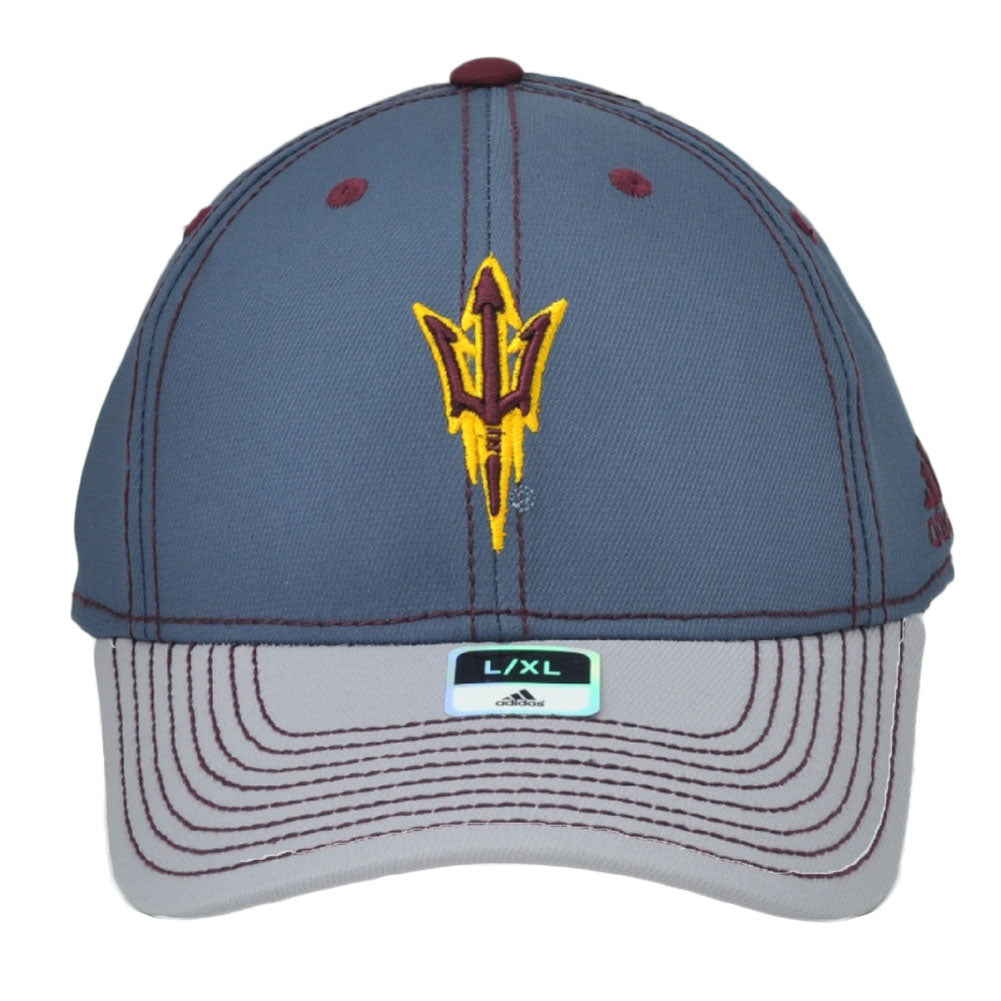 NCAA Arizona State Sun Devils M658Z Gray Structured Flex Fit Hat Cap
