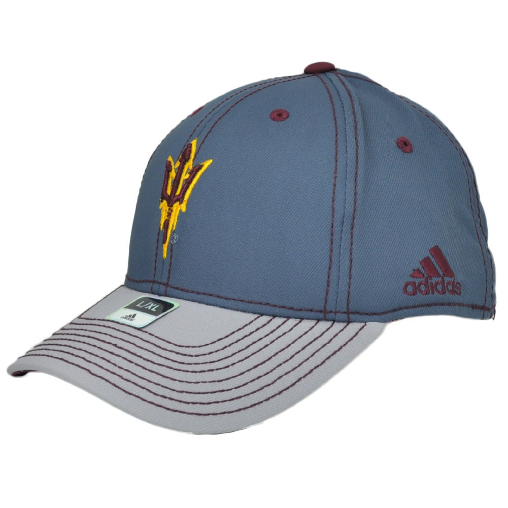 NCAA Arizona State Sun Devils M658Z Gray Structured Flex Fit Hat Cap
