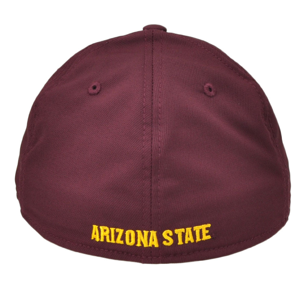 NCAA Arizona State Sun Devils M730Z Burgundy Yellow Flex Fit Hat