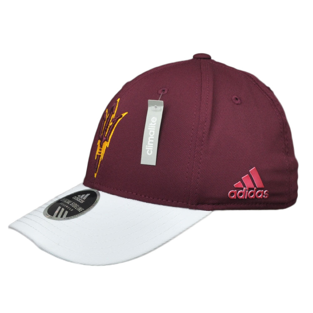 NCAA Arizona State Sun Devils M540Z Burgundy White Flex Fit Hat Cap