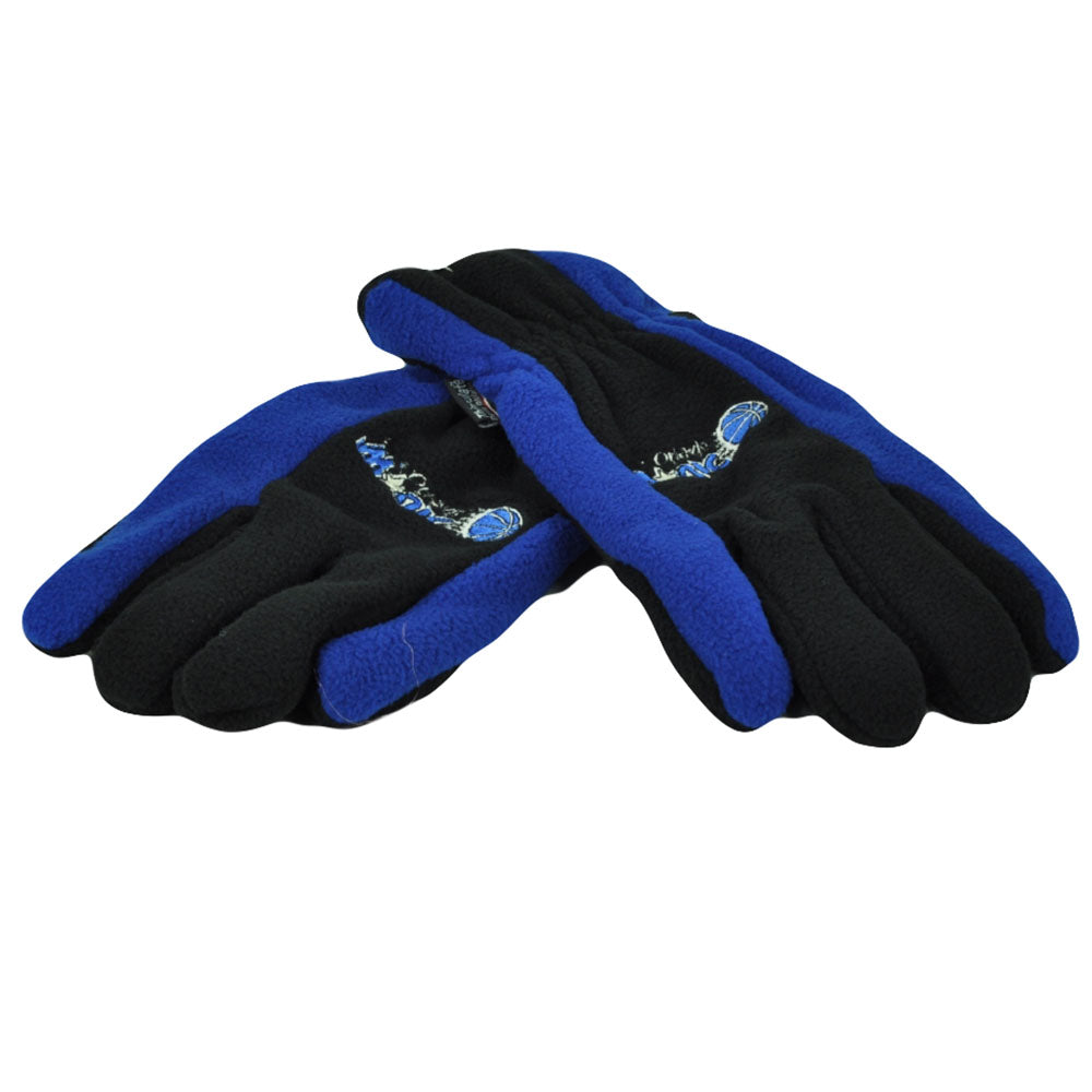 Orlando Magic Winter Fleece Gloves Thermal Insulation One Size Blue Black Mens