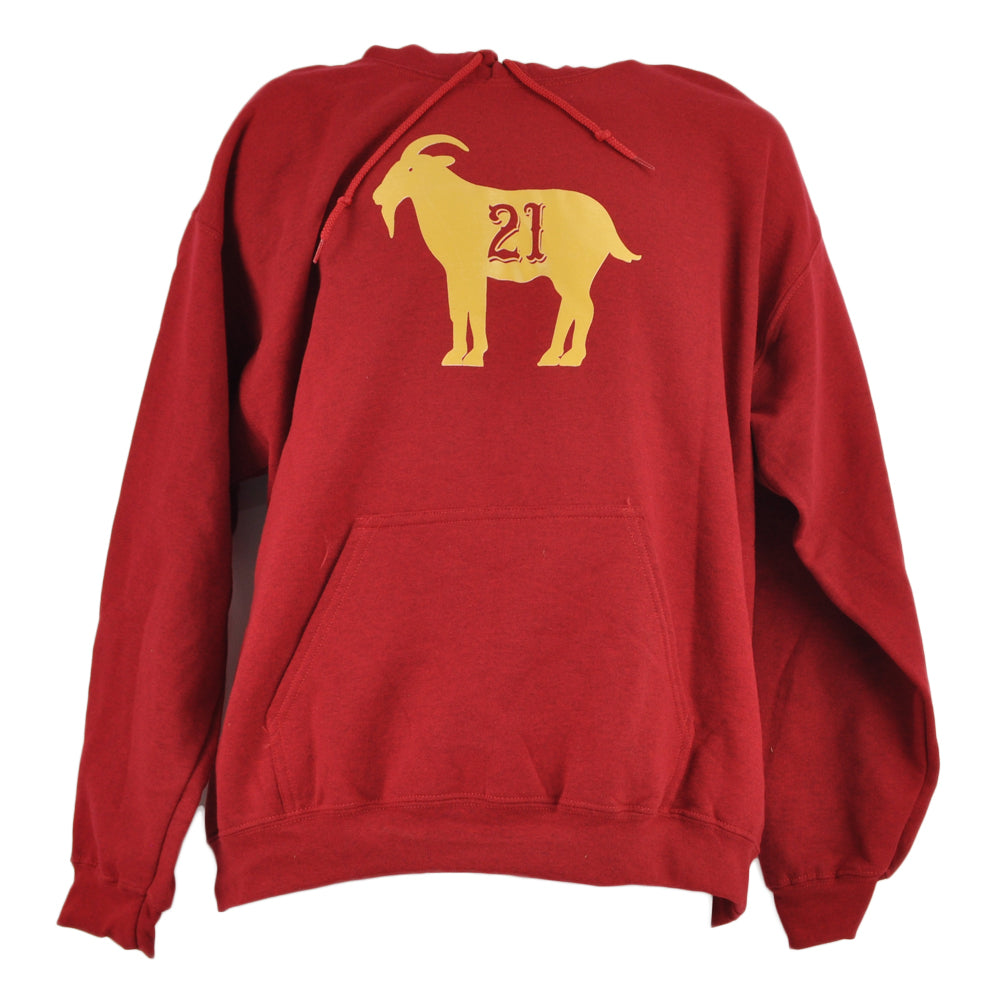 NFL San Francisco 49ers Frank Gore #21 GOAT Adults Hoodie Sweater Winter