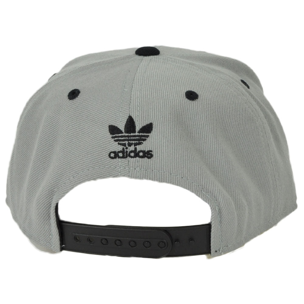 NCAA Adidas Arizona State Sun Devils NK56Z Gray Neon Logo Flat Bill Snapback Hat
