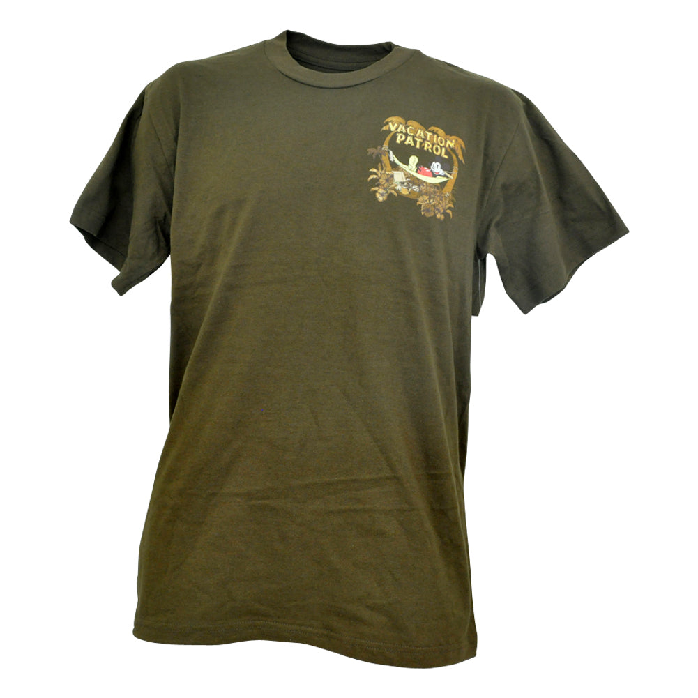 Official Disney Mens Mickey Mouse Vacation Patrol Magical Hammock Tshirt
