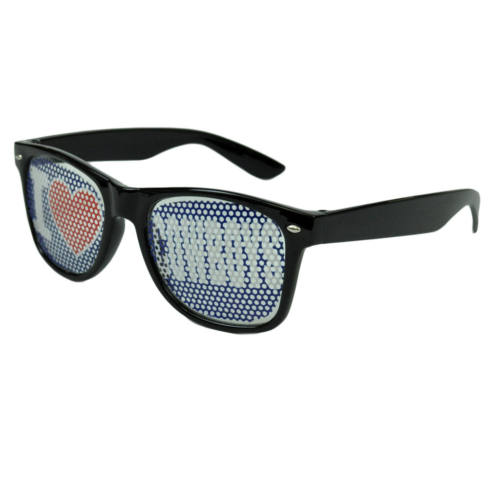 Sun Glasses Fashion Novelty Wayfarer Style Shades I Love Dallas Costume Spec