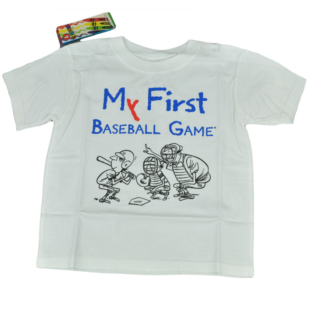 MLB Florida Marlins Baseball My First Baseball Coloring Game Kit Fits Sizes 4T