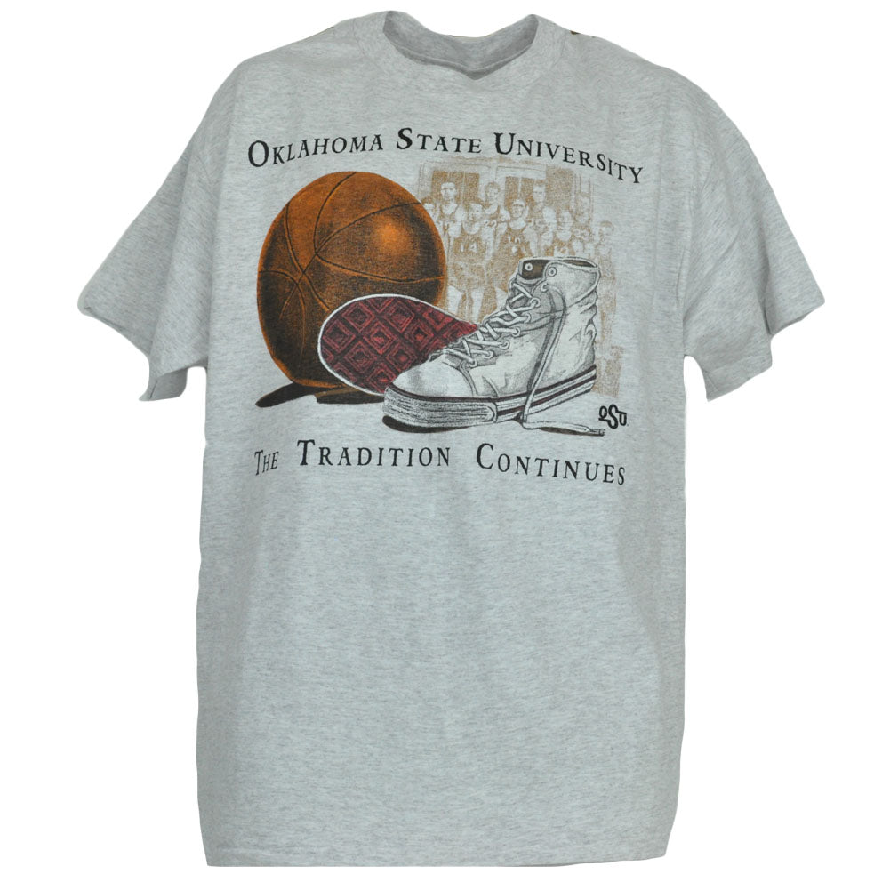 NCAA Oklahoma State Cowboys Basketball Tradition Continues T Shirt 42-44