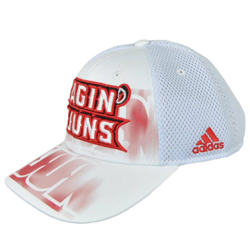 NCAA Adidas Louisiana Ragin Cajuns VY62Z Snapback Structured Jersey Mesh Hat Cap