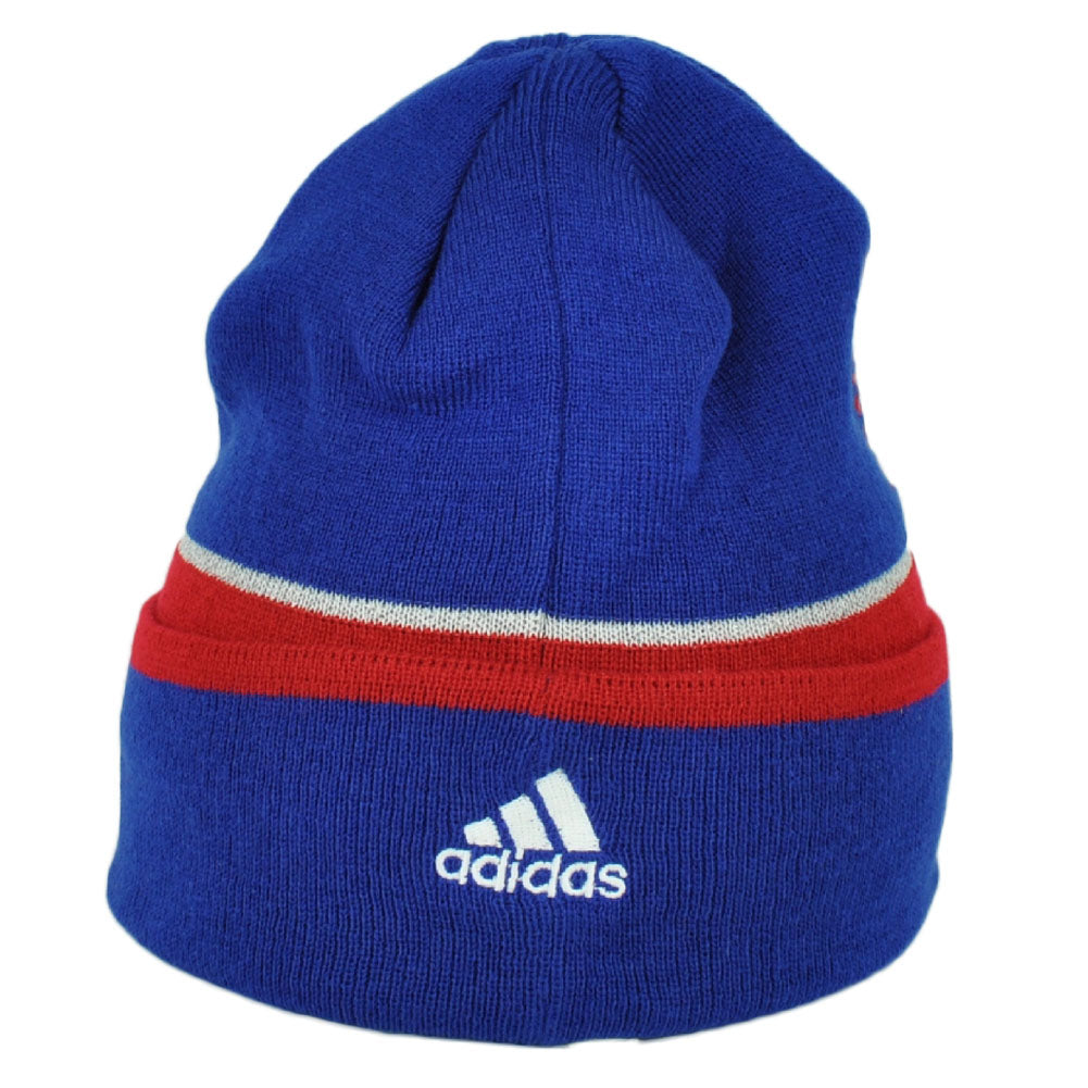 NCAA Adidas Kansas Jayhawks KY27Z Cuffed Blue Beanie Knit Hat Toque Winter