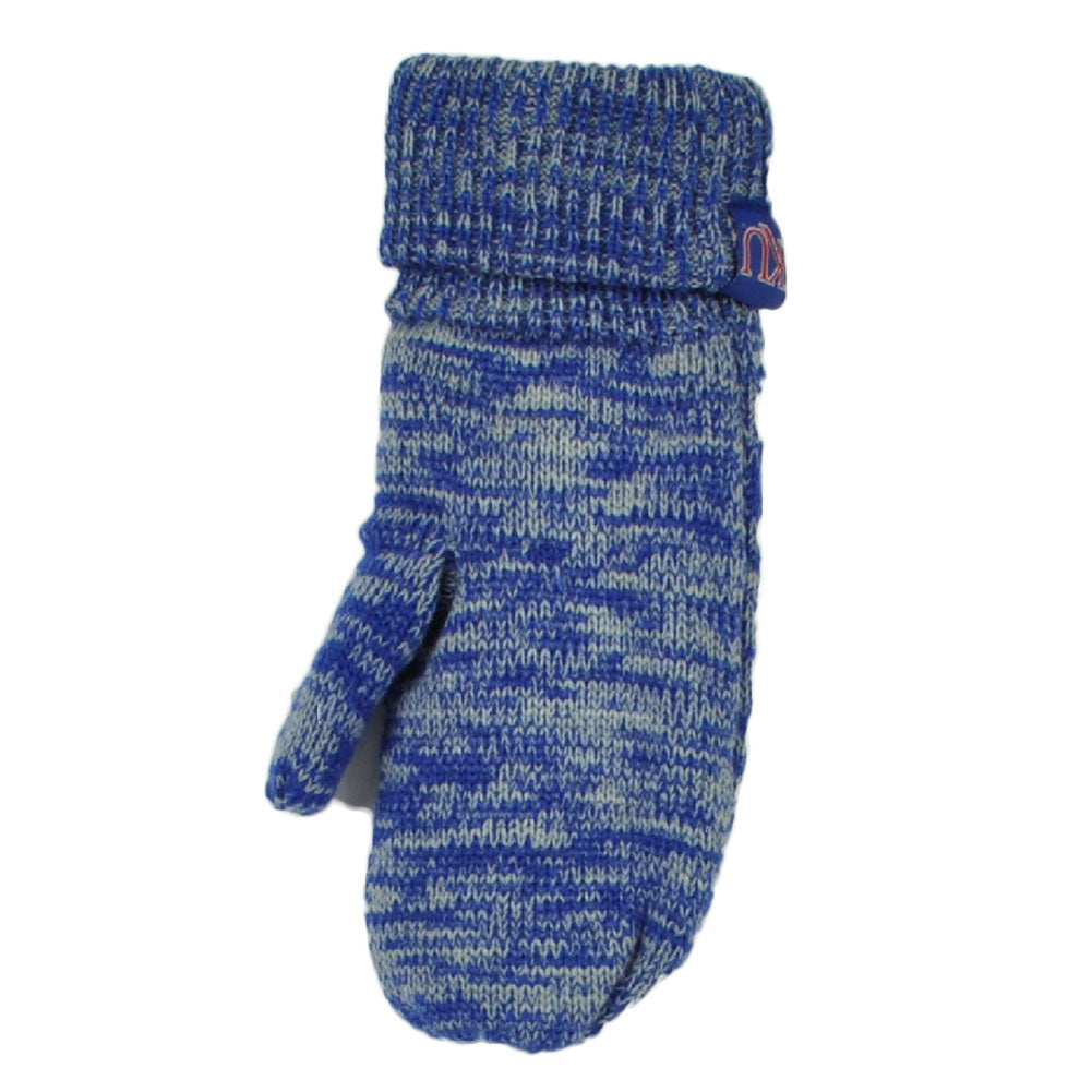 NCAA Kansas Jayhawks L309W Winter One Size Gloves Mitten Blue Sports