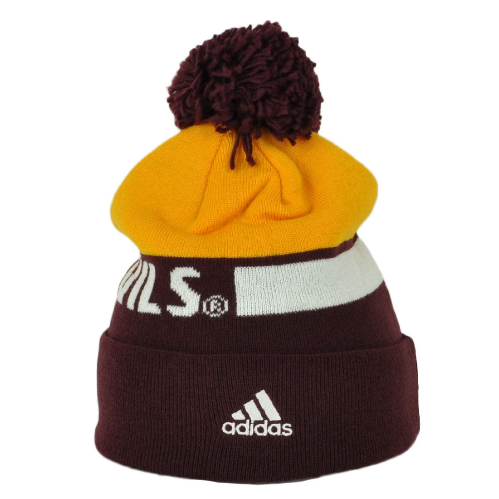 NCAA Adidas Arizona State Sun Devils KW69Z Pom Pom Cuffed Beanie Knit Hat