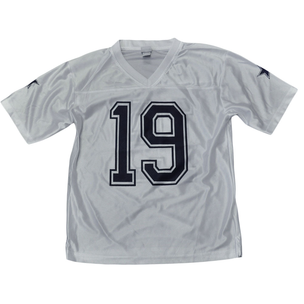 NFL Dallas Cowboys Football Womens Ladies V-Neck Miles Austin 19 White Jersey